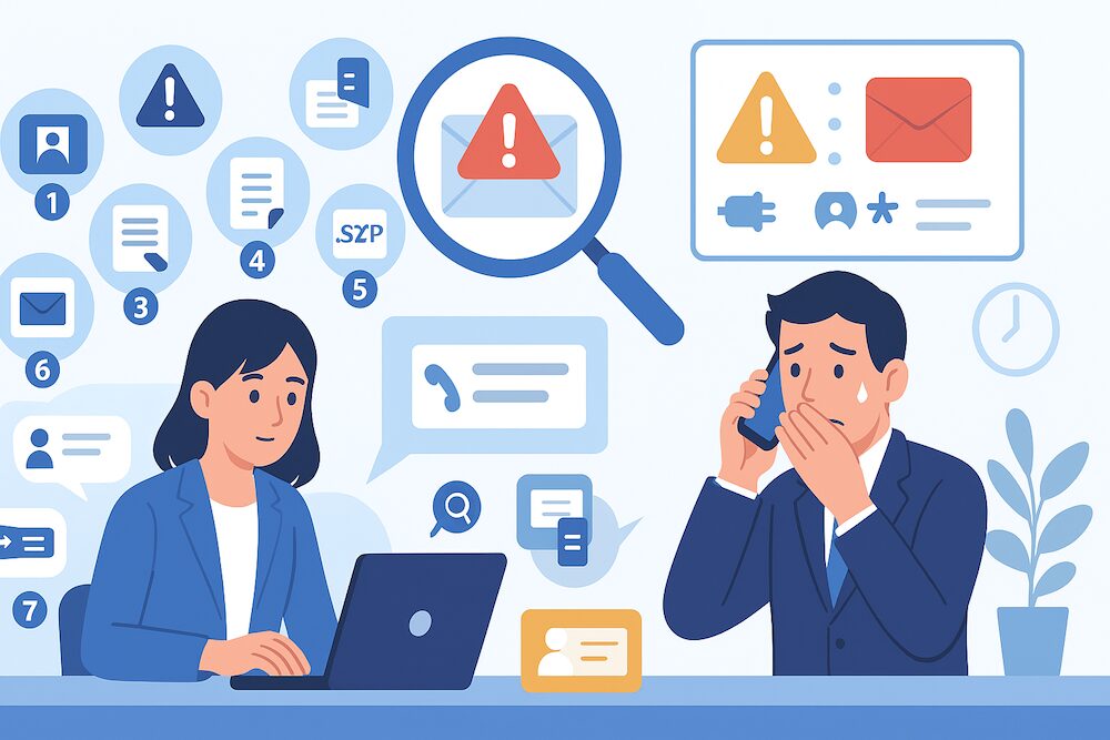 従業員ができるスパムメールの見分け方と対処法