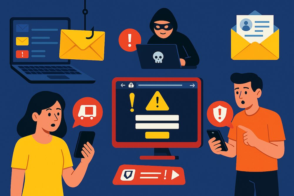 フィッシングメールの特徴と見分け方