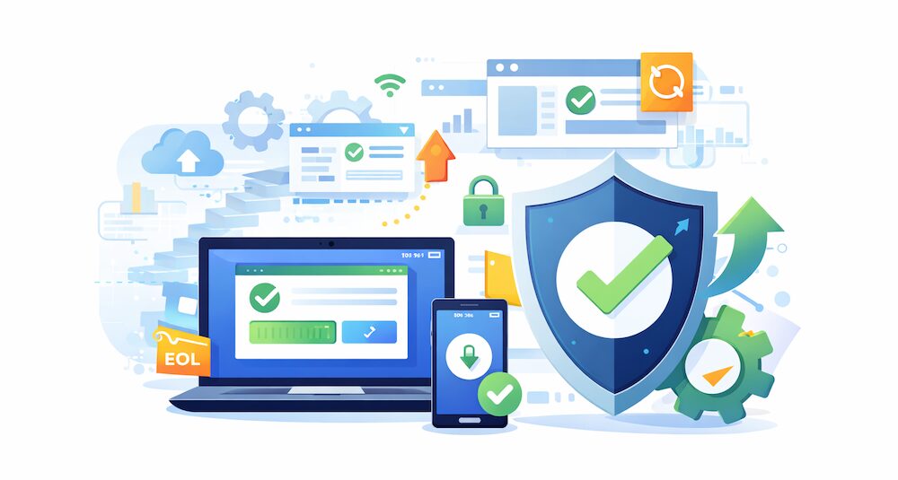 OS・ソフトウェアを常に最新にする