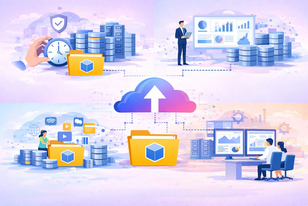 オブジェクトストレージの主な利用シーン