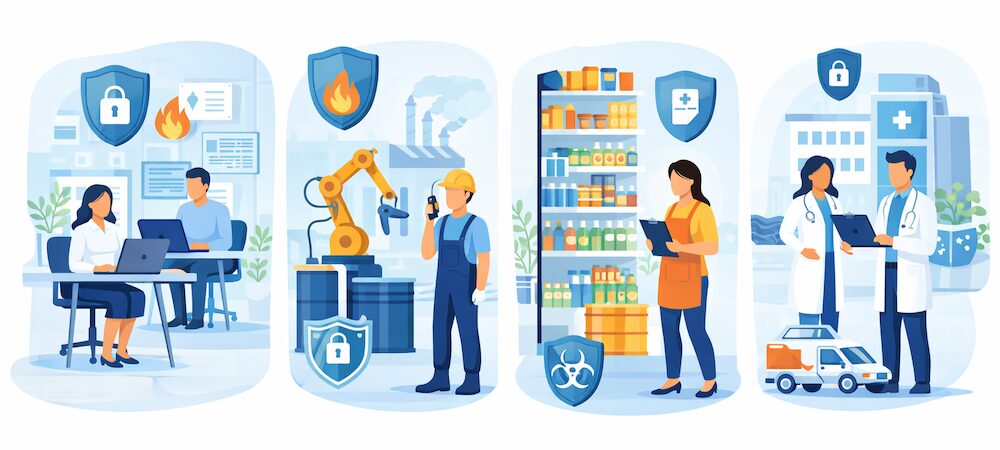 業種別BCP対策のポイントと具体例